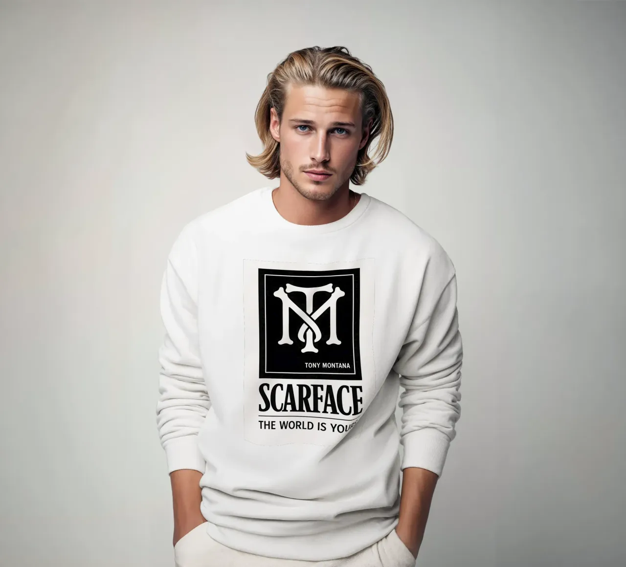 Scarface Print sweatshirt van MoviesArt