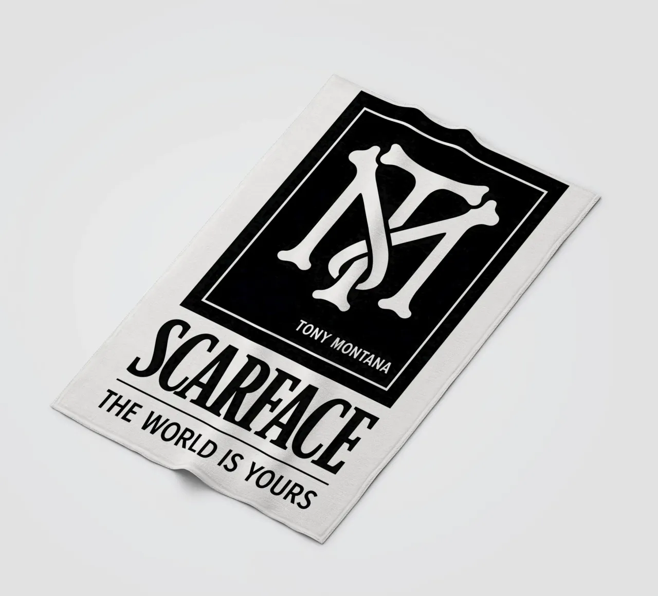 Scarface Print coperta in pile da MoviesArt