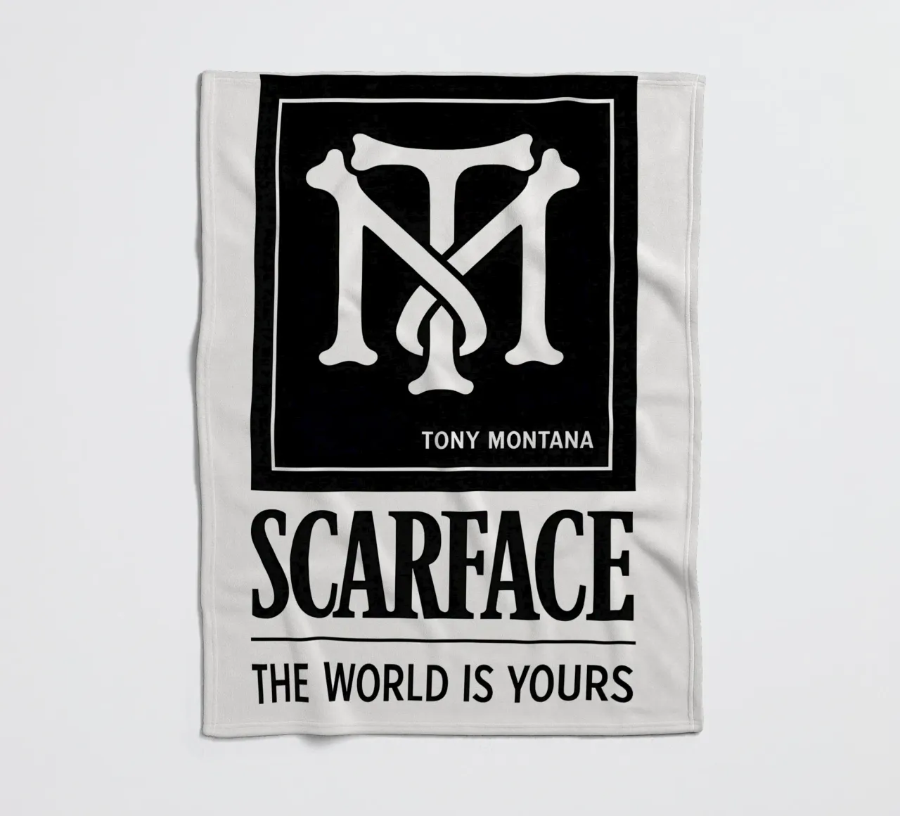 Scarface Print coperta in pile da MoviesArt