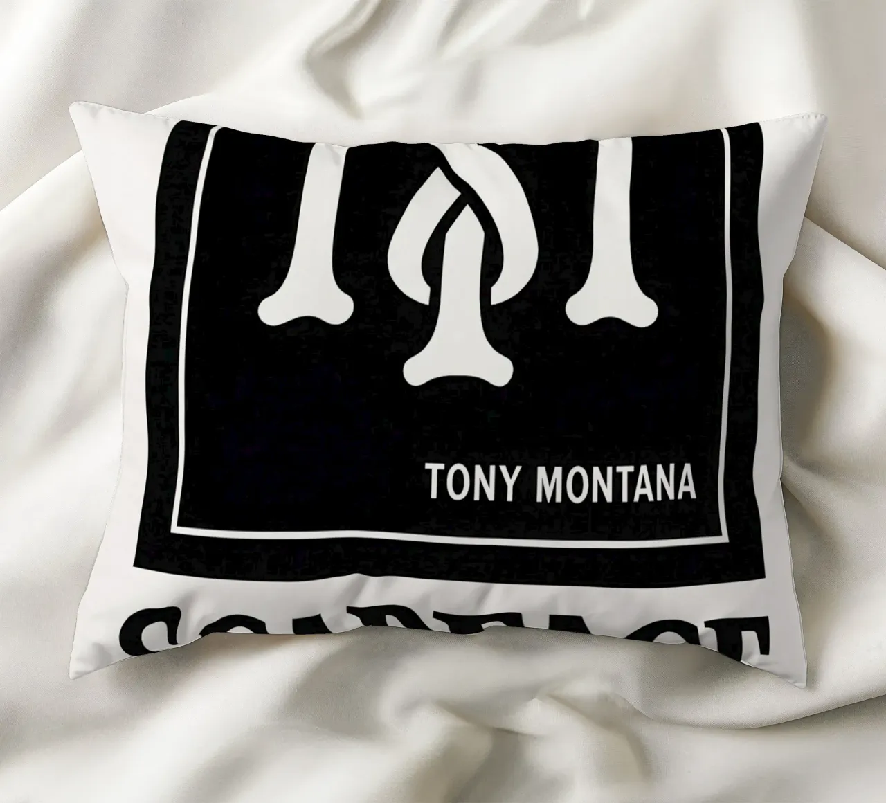 Scarface Print cuscino da MoviesArt