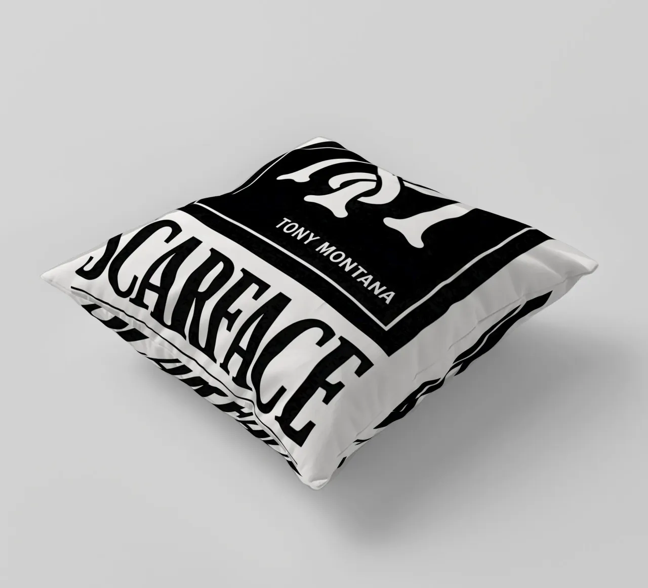 Scarface Print cuscino da MoviesArt