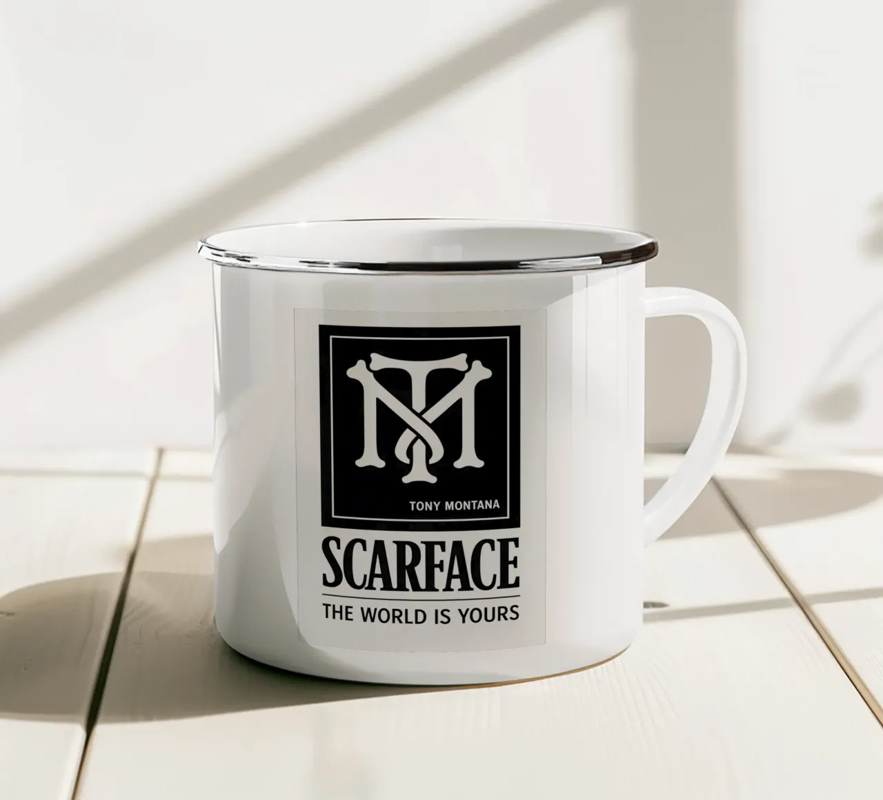 Scarface Print tazza in smalto da MoviesArt