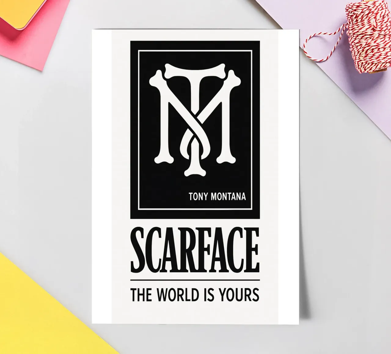 Scarface Print sticker sheet by MoviesArt