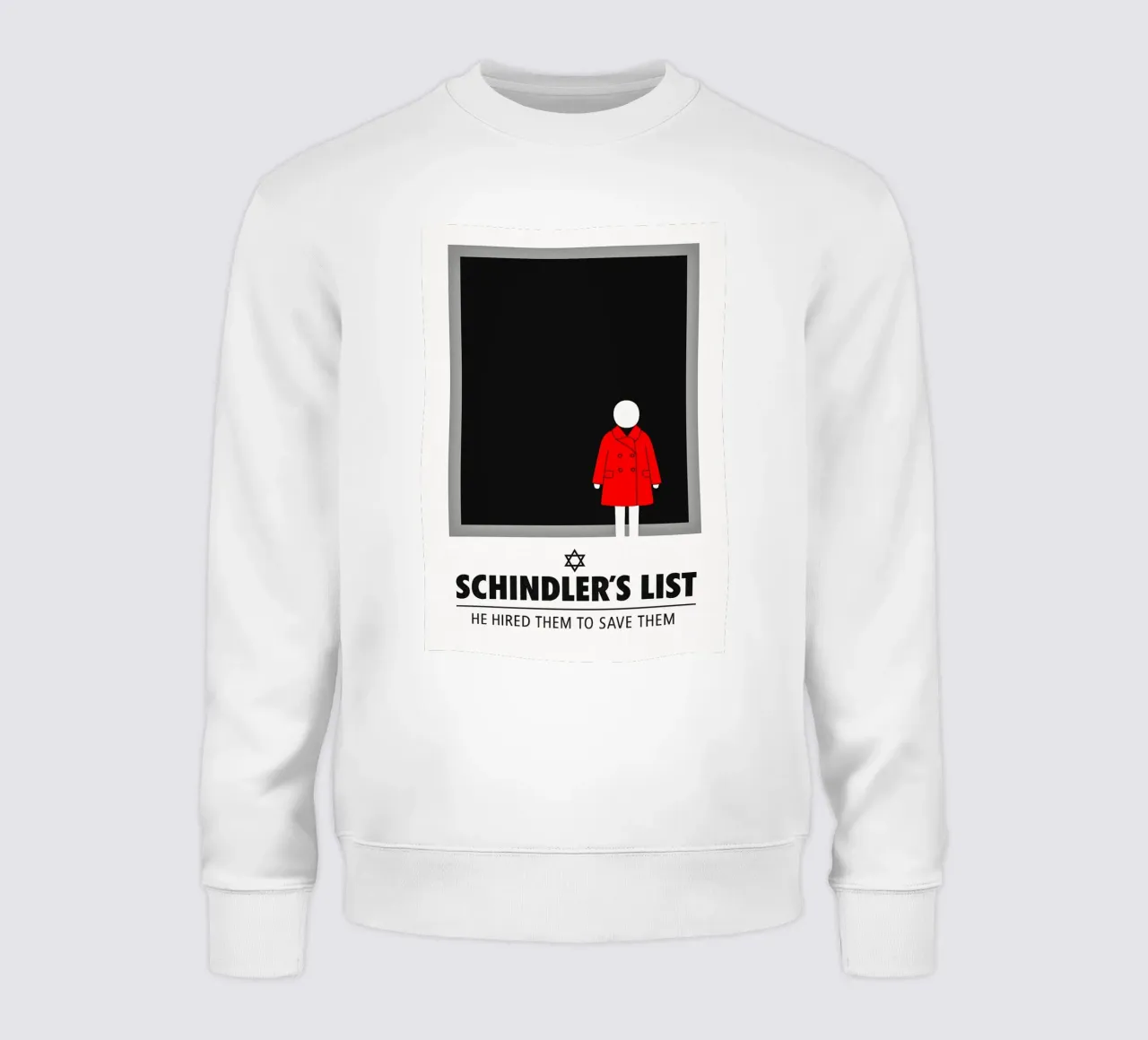 Schindler’s List Print sweatshirt van MoviesArt