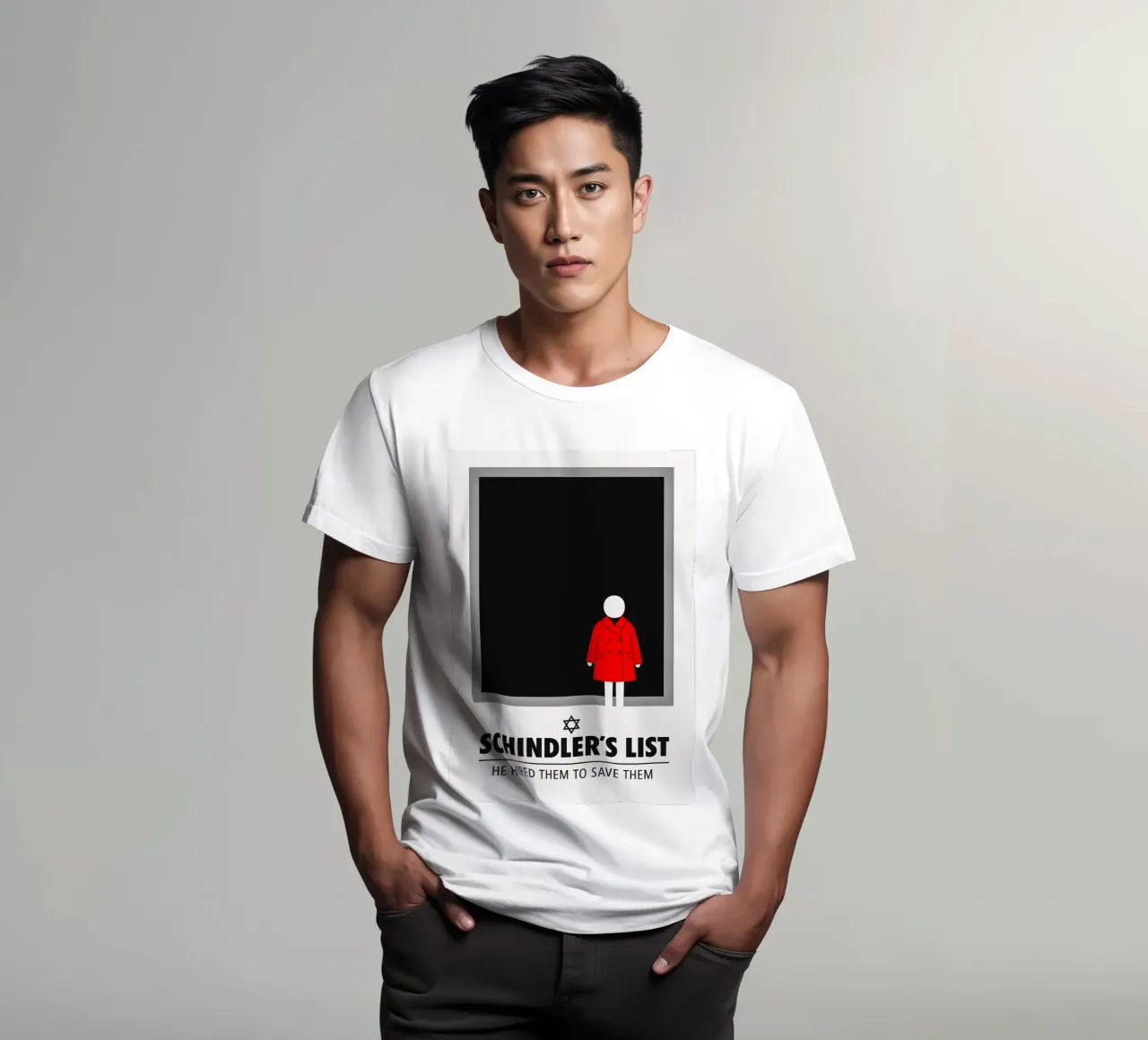 Schindler’s List Print t-shirt da MoviesArt