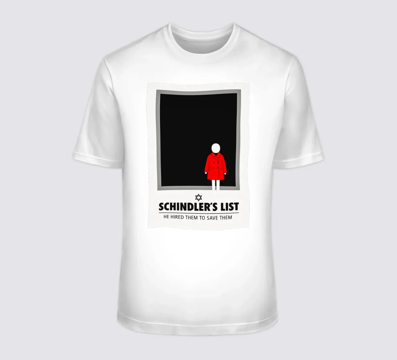 Schindler’s List Print t-shirt da MoviesArt