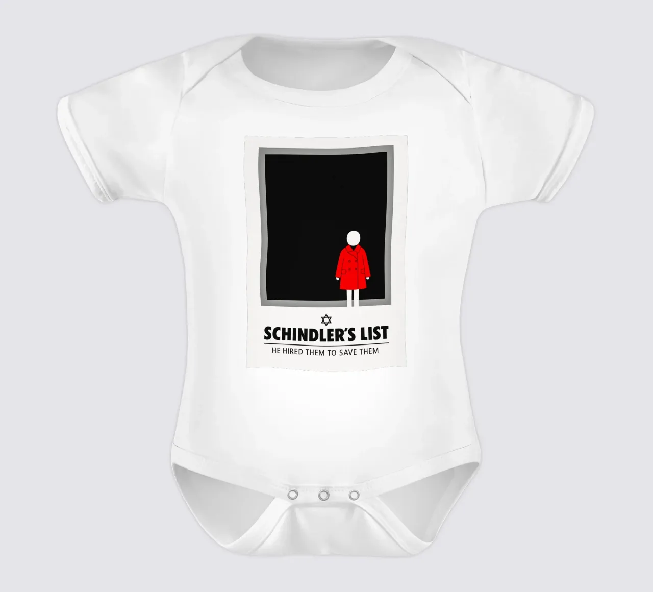 Schindler’s List Print body neonato maniche corte da MoviesArt