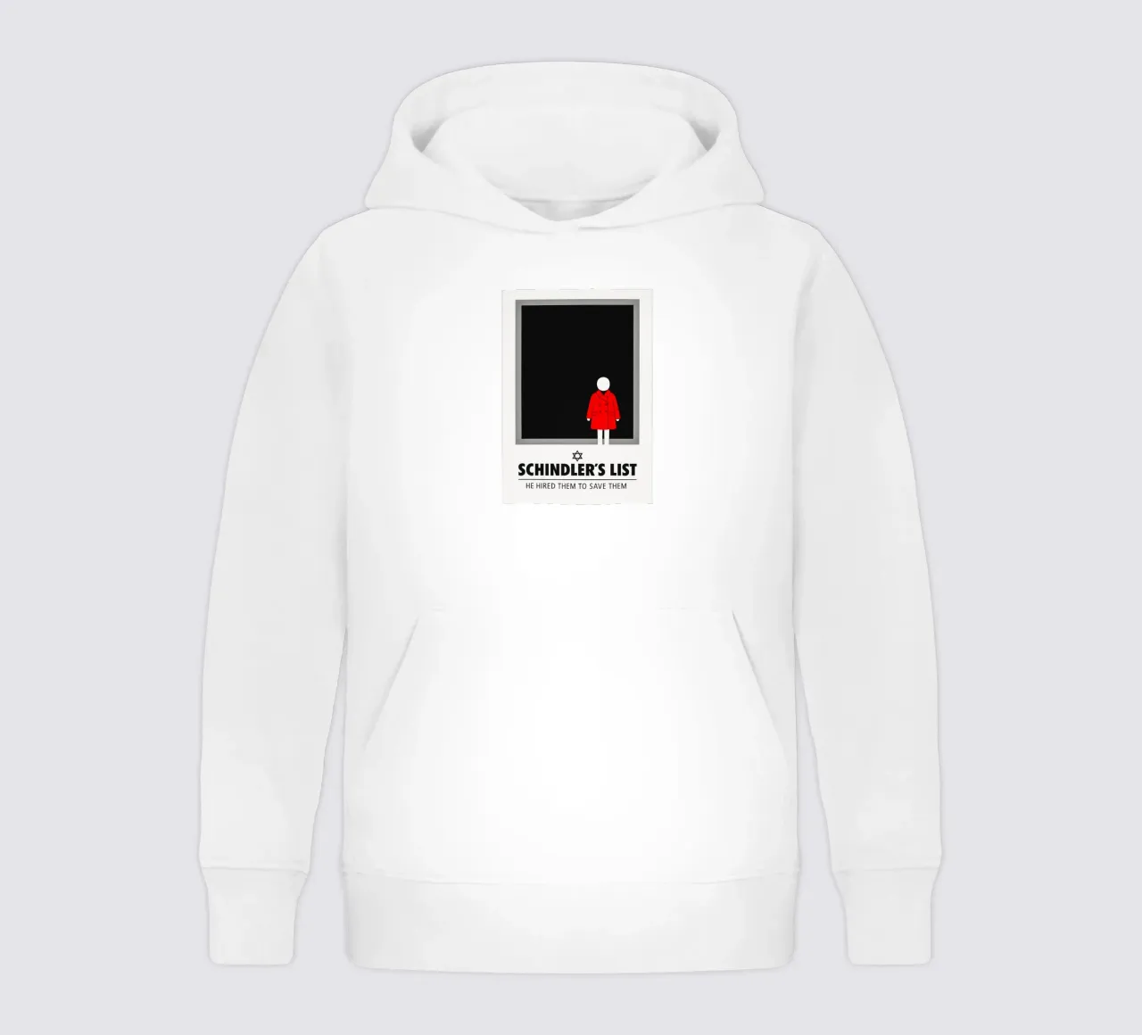 Schindler’s List Print felpa bambino con cappuccio da MoviesArt