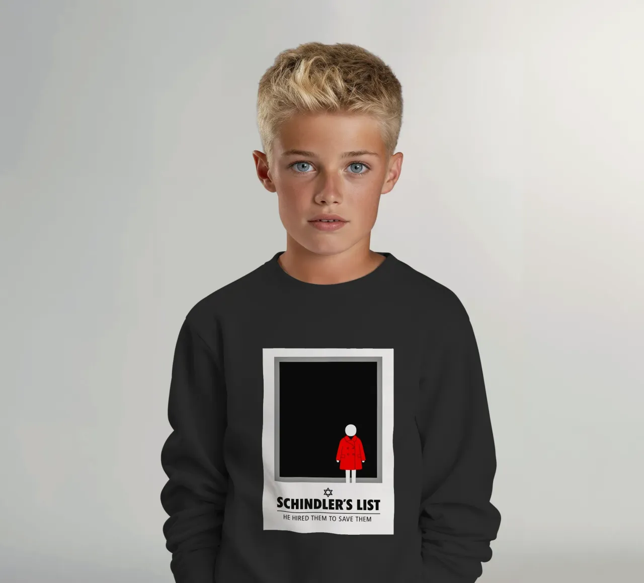 Schindler’s List Print felpa bambino da MoviesArt