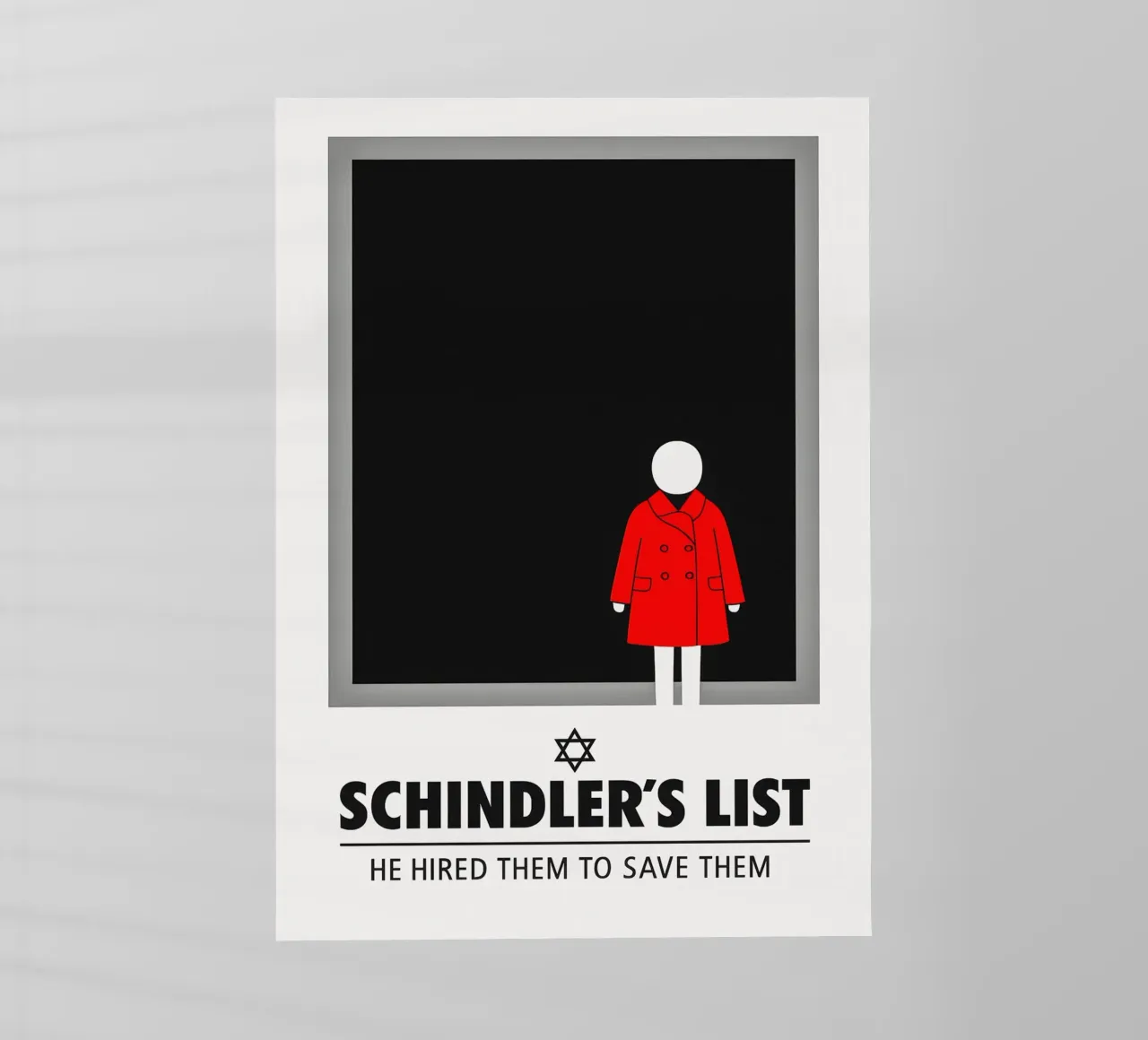 Schindler’s List Print pellicola backlit da MoviesArt