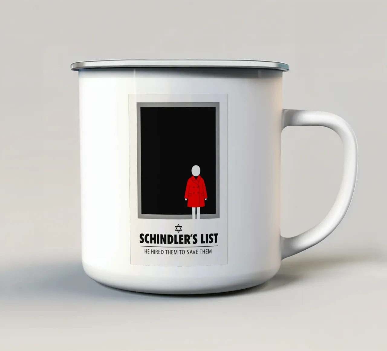 Schindler’s List Print tazza in smalto da MoviesArt