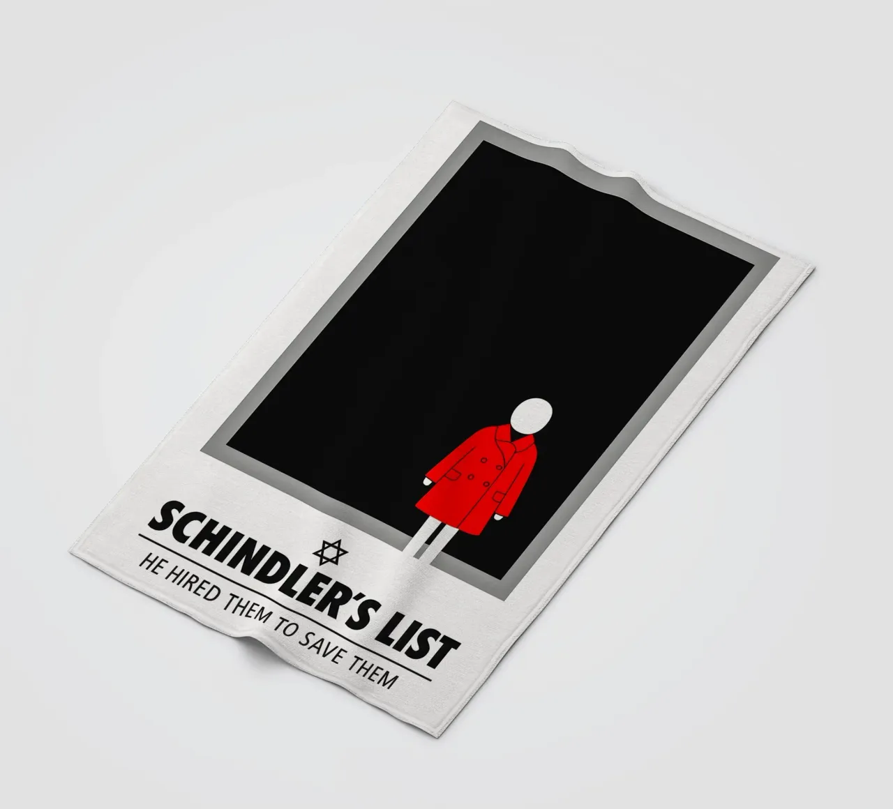 Schindler’s List Print coperta in pile da MoviesArt
