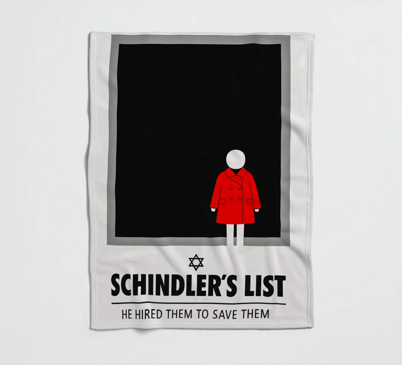 Schindler’s List Print coperta in pile da MoviesArt