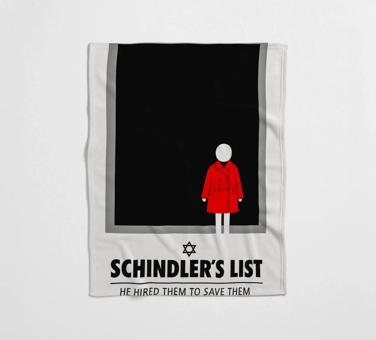 Schindler’s List Print coperta in pile da MoviesArt