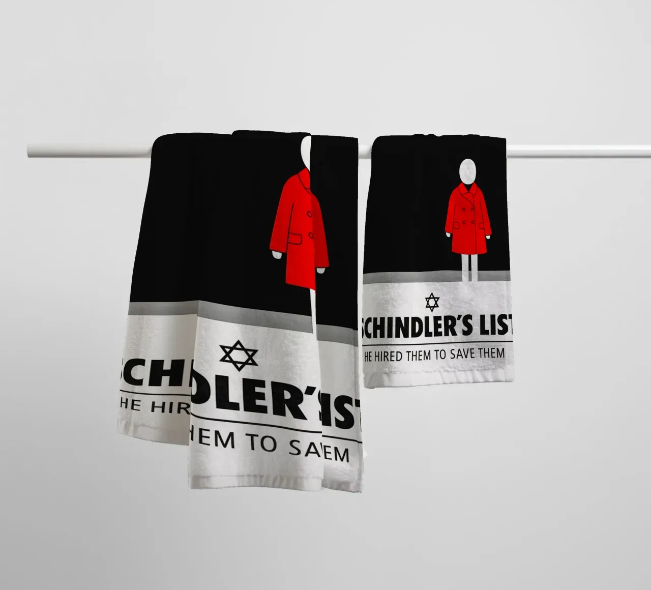 Schindler’s List Print asciugamano da bagno da MoviesArt
