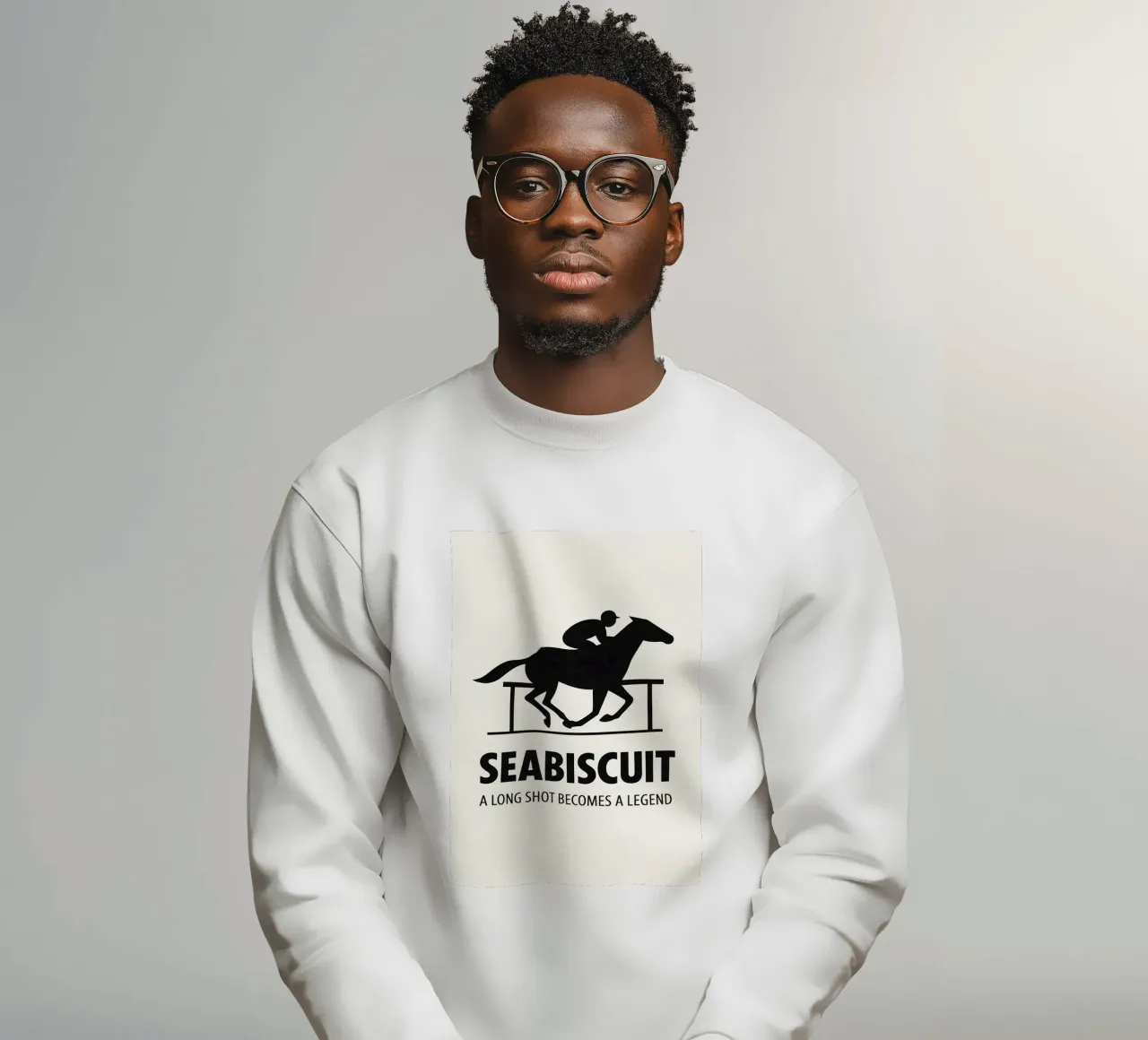 Seabiscuit Print sweatshirt by MoviesArt