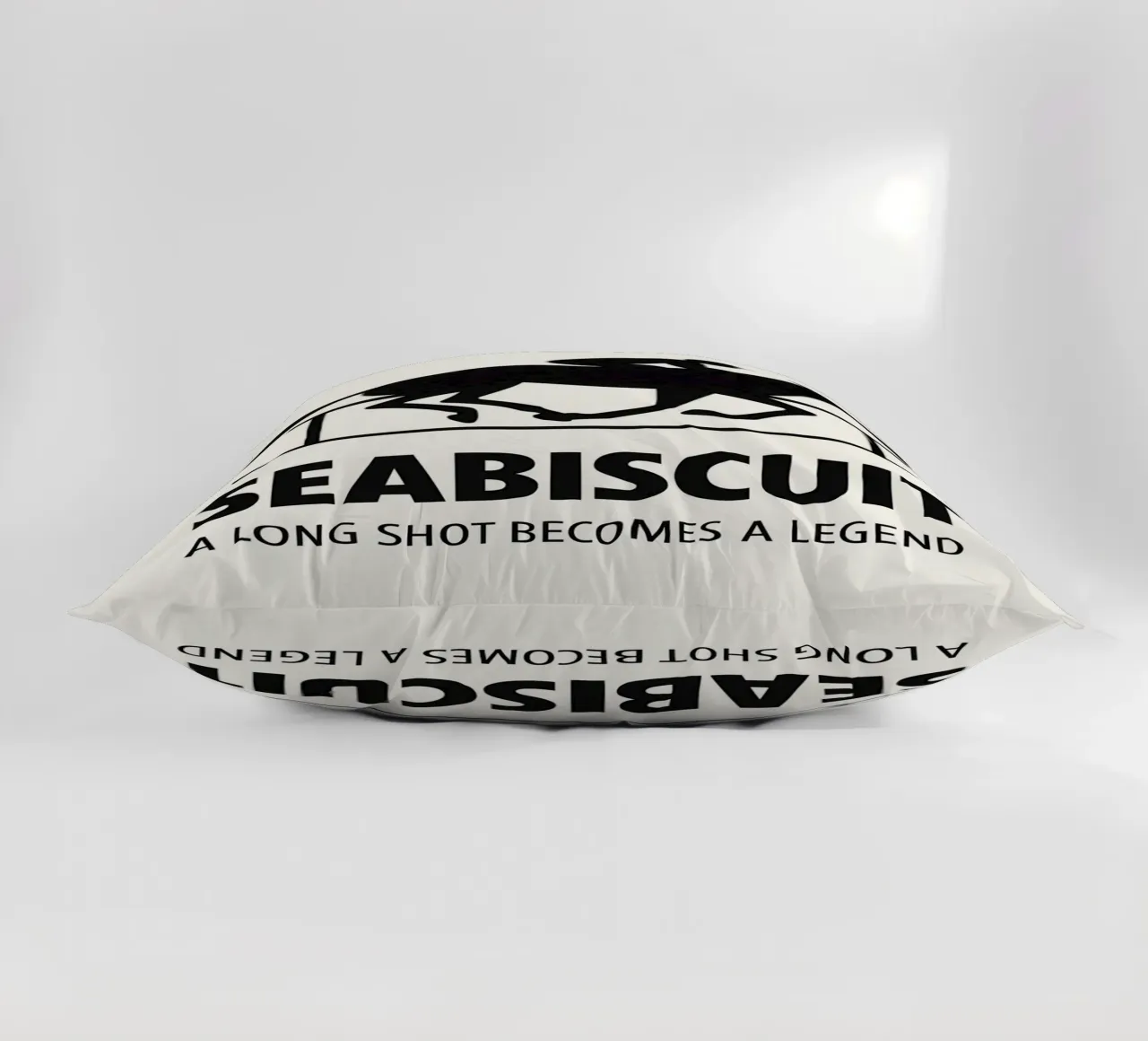 Seabiscuit Print cuscino da MoviesArt