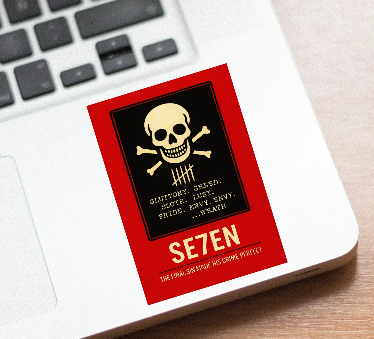 Seven Print adesivo da MoviesArt