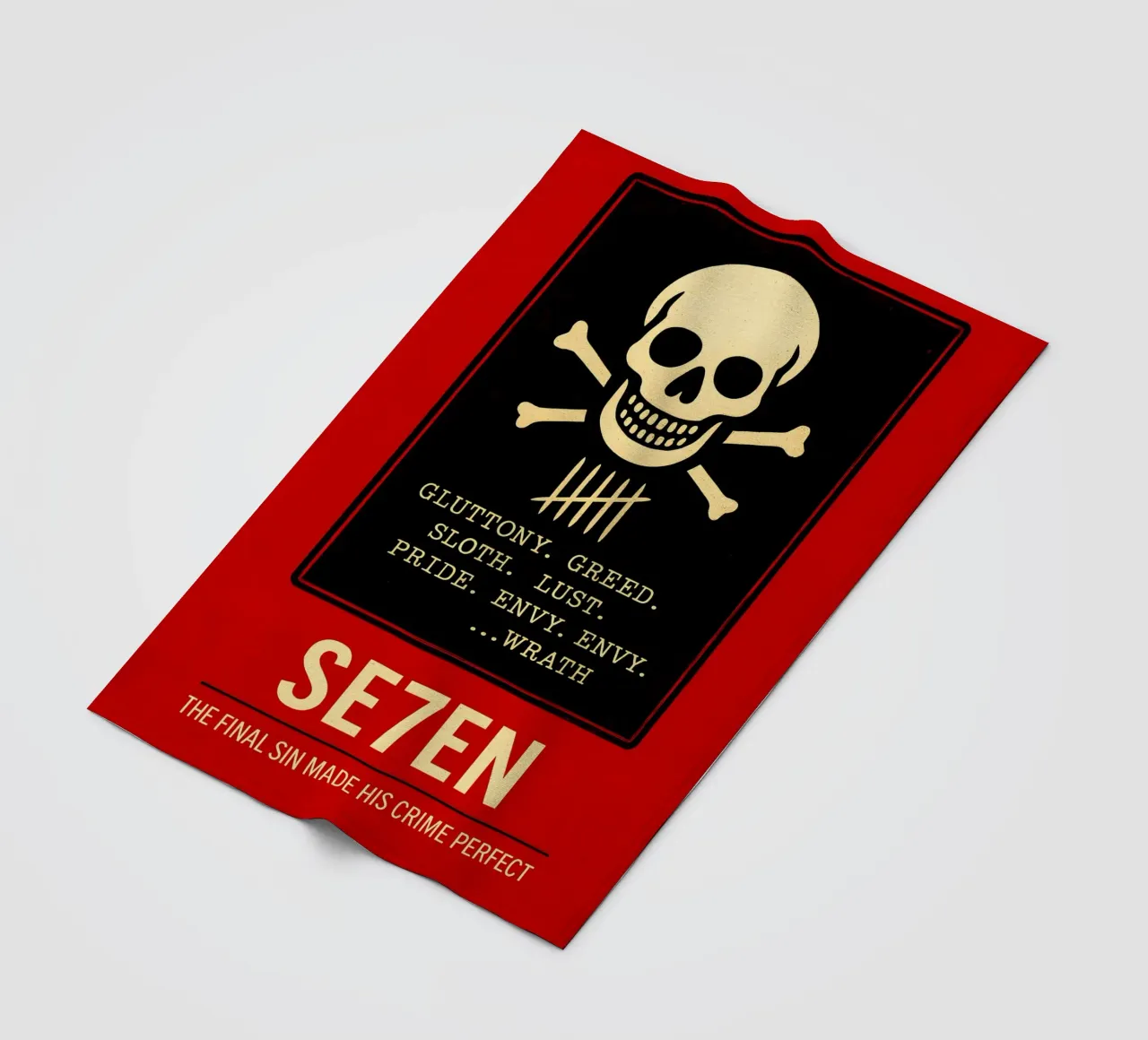 Seven Print coperta in pile da MoviesArt