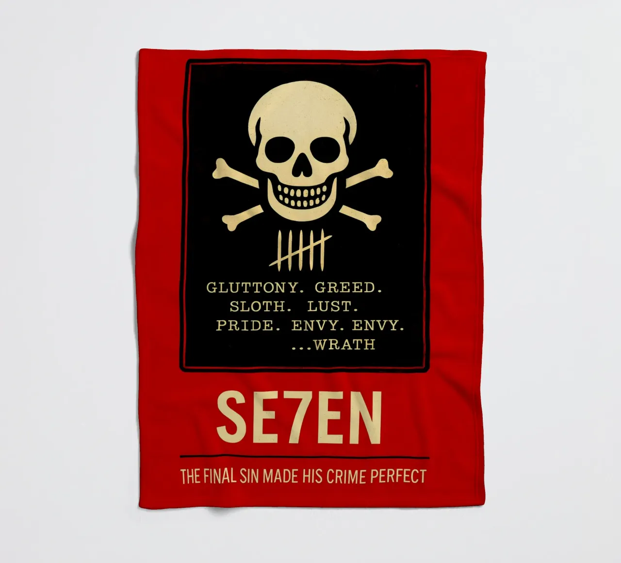 Seven Print coperta in pile da MoviesArt