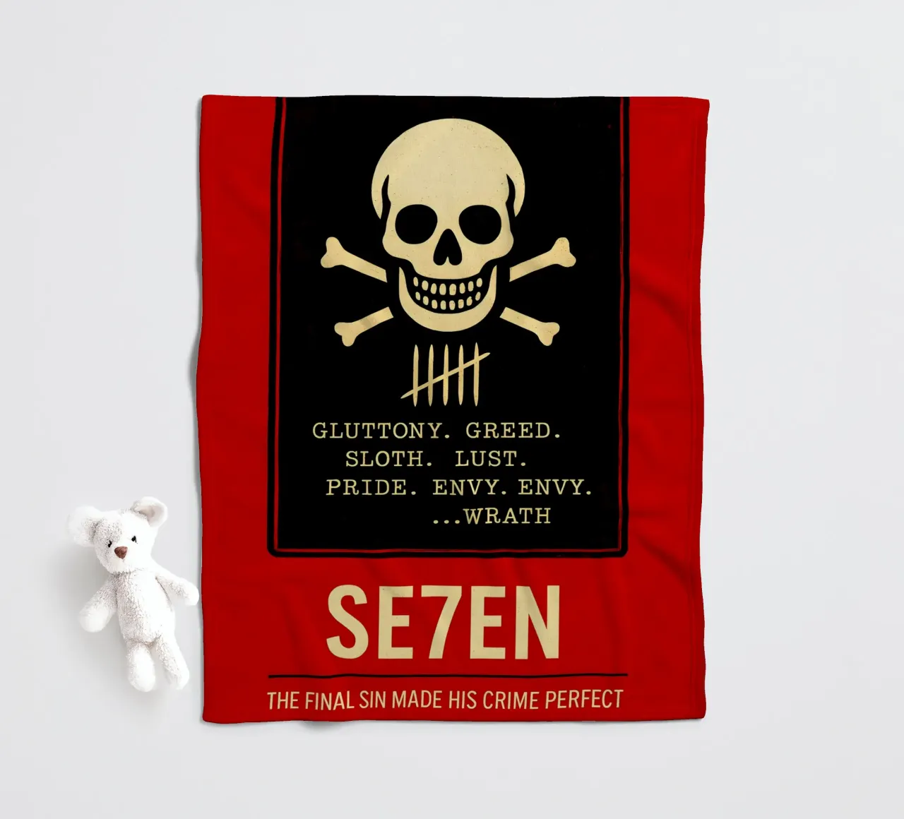 Seven Print coperta in pile da MoviesArt