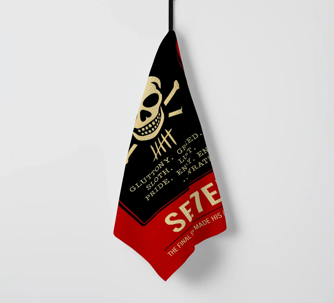 Seven Print canovaccio da cucina da MoviesArt