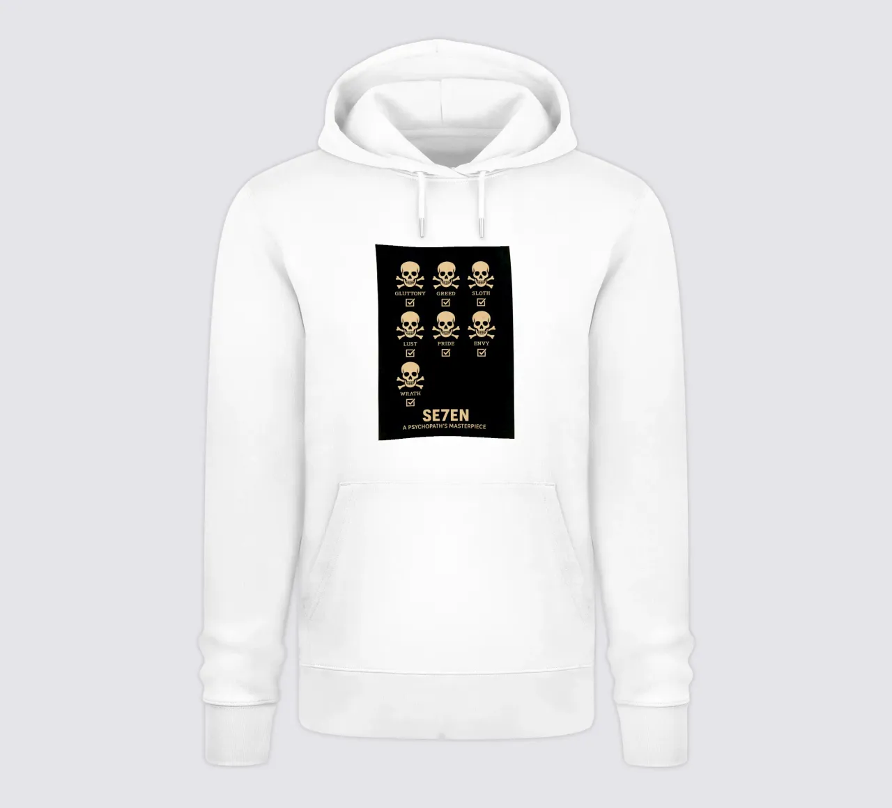 Seven Print felpa con cappuccio da MoviesArt