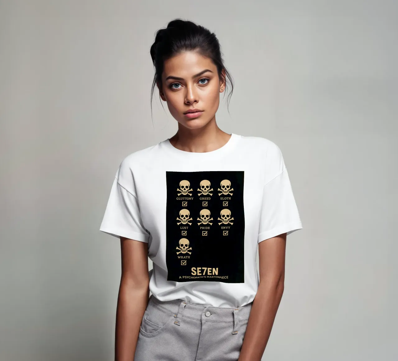 Seven Print t-shirt da MoviesArt