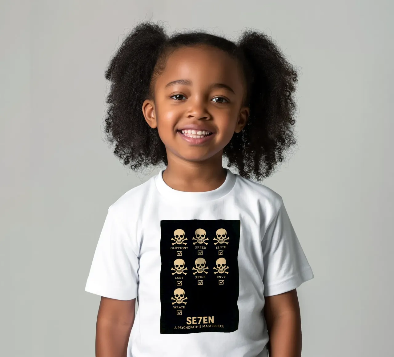 Seven Print t-shirt bambini da MoviesArt