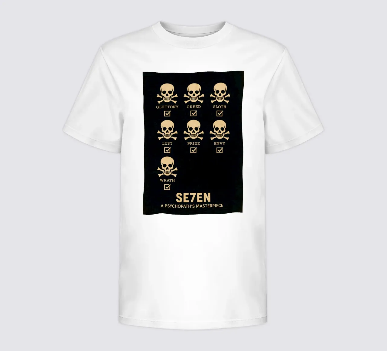 Seven Print t-shirt bambini da MoviesArt