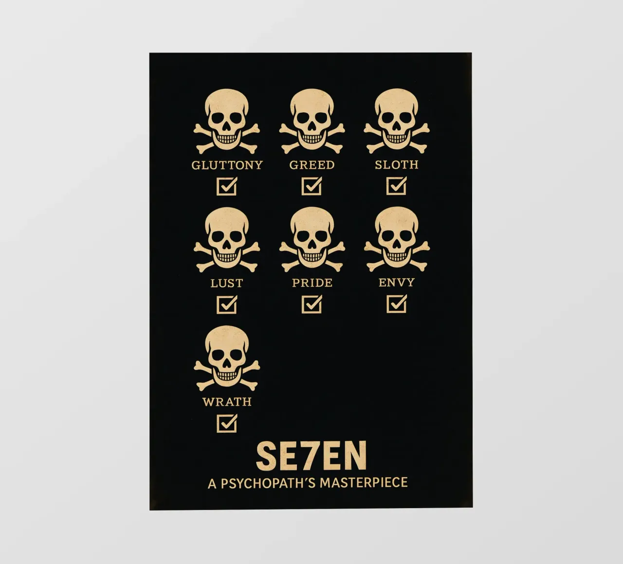 Seven Print pellicola backlit da MoviesArt