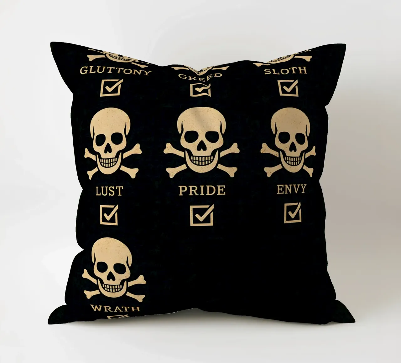 Seven Print cuscino da MoviesArt