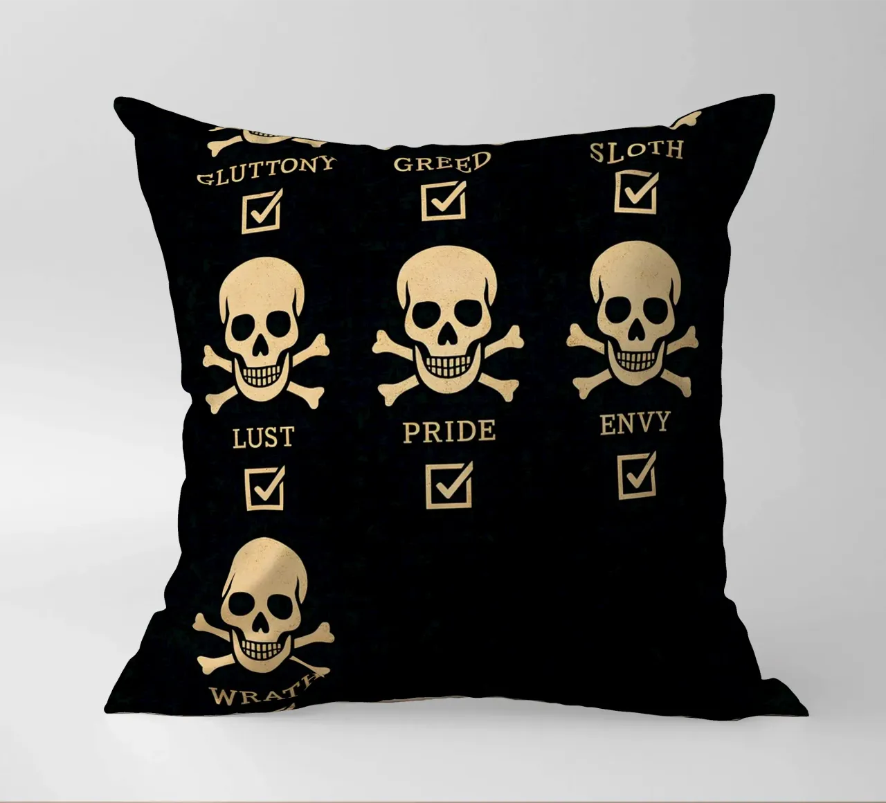 Seven Print cuscino da MoviesArt