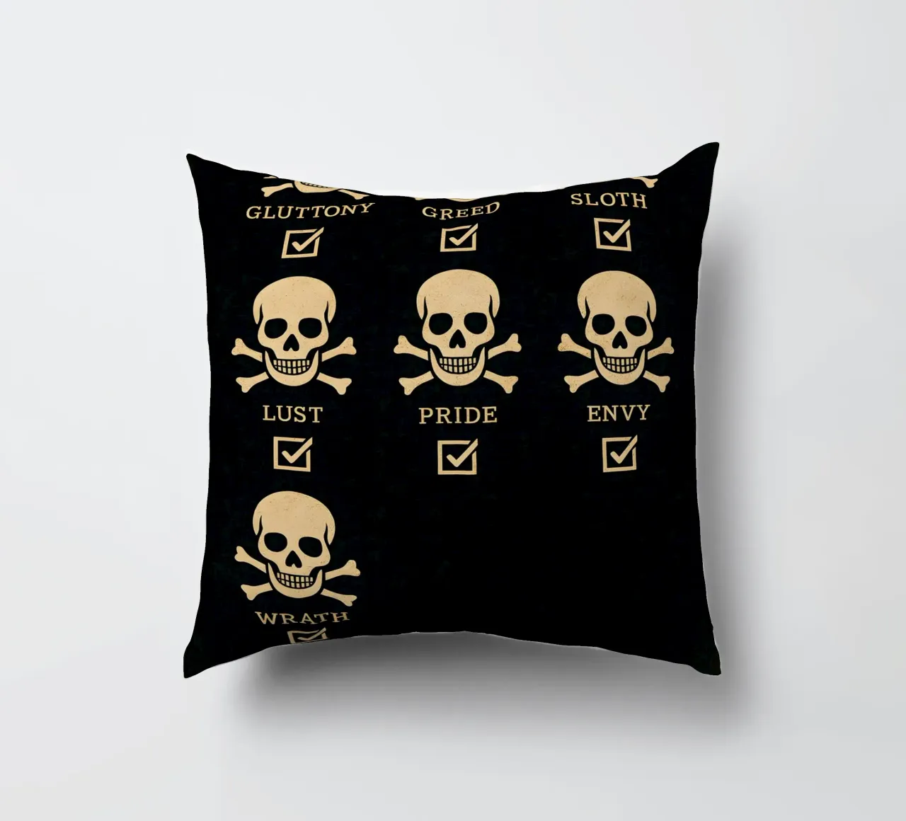 Seven Print cuscino da MoviesArt