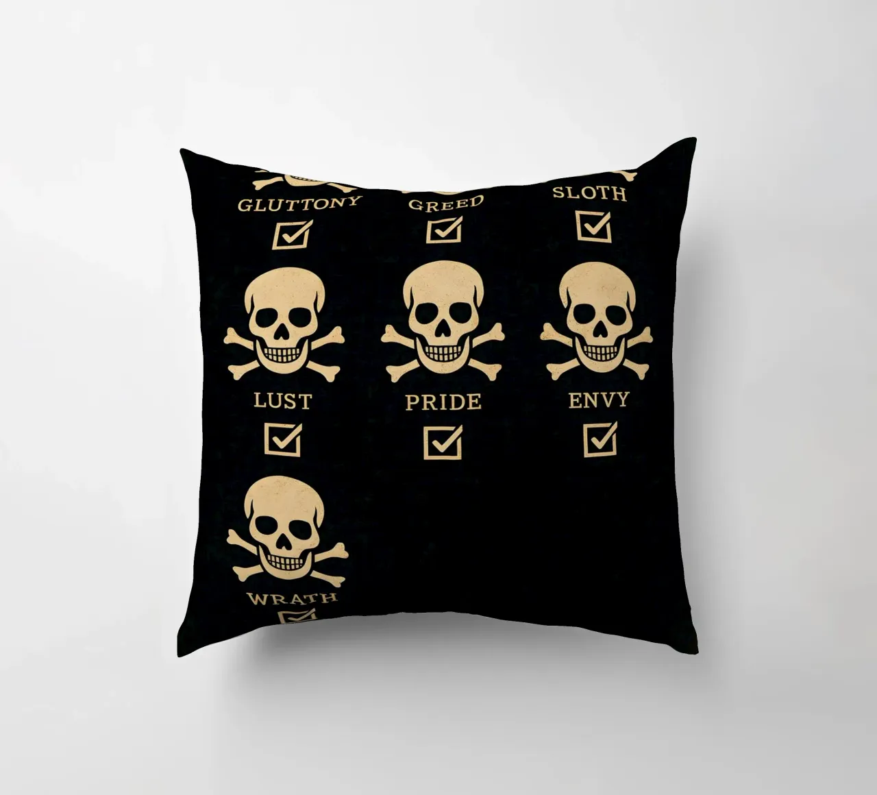 Seven Print cuscino da MoviesArt