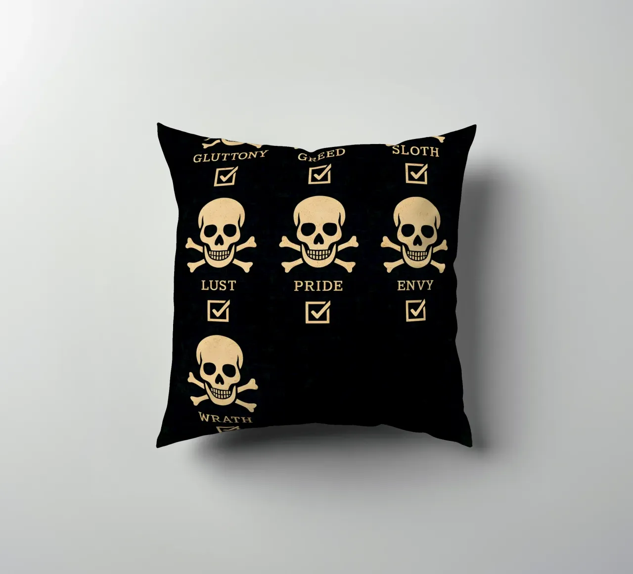 Seven Print cuscino da MoviesArt