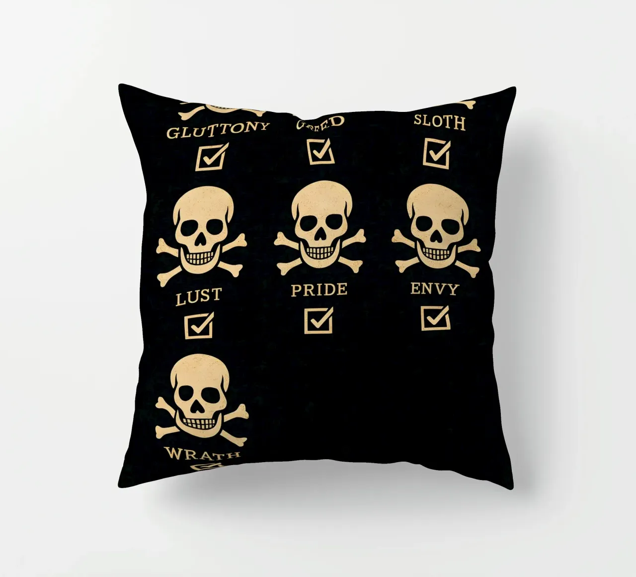 Seven Print cuscino da MoviesArt