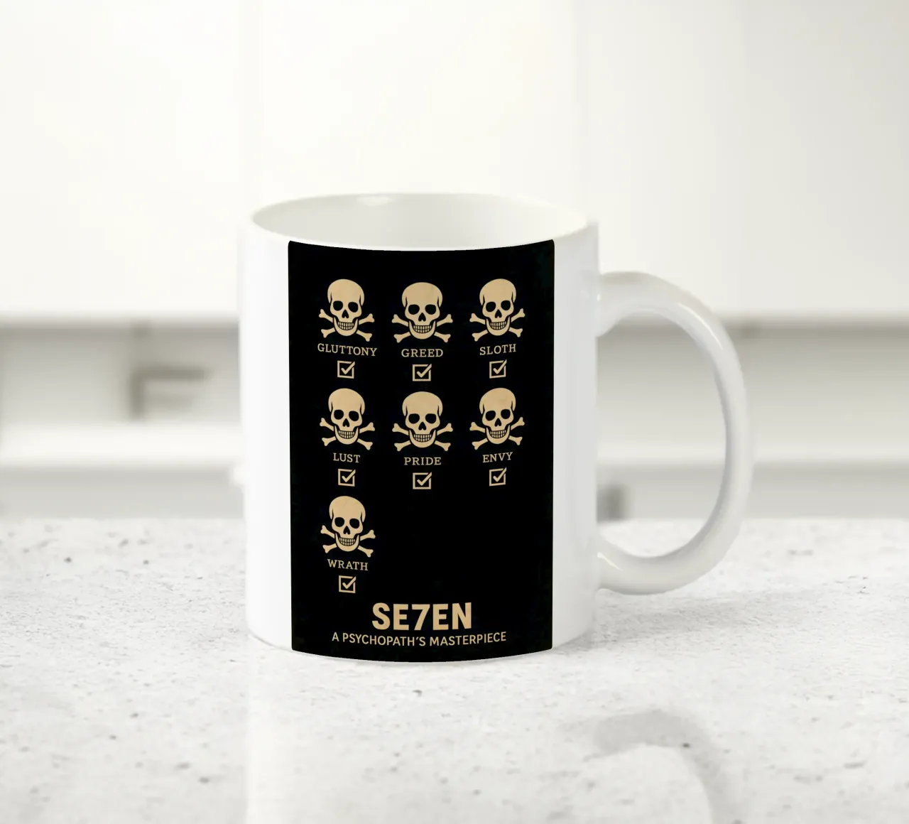 Seven Print tazza in ceramica da MoviesArt