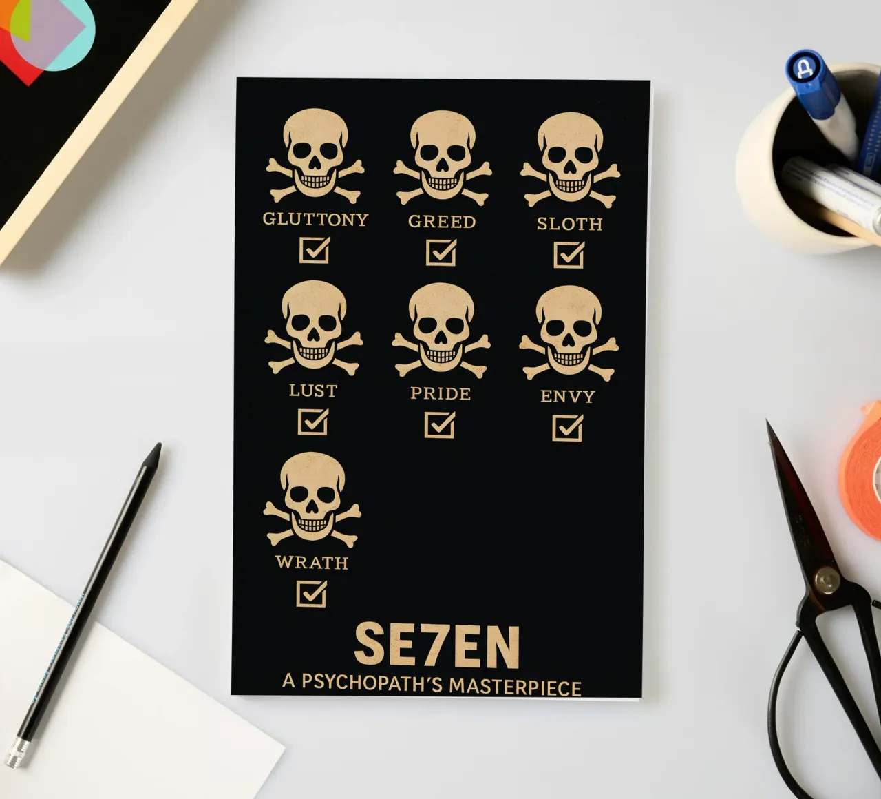 Seven Print diario da MoviesArt