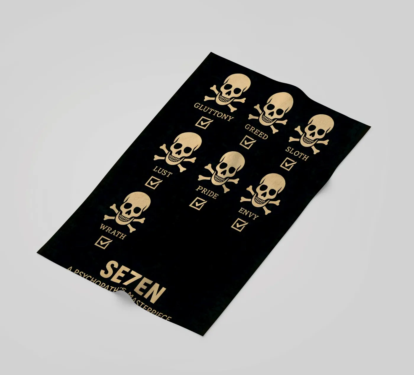 Seven Print telo mare da MoviesArt