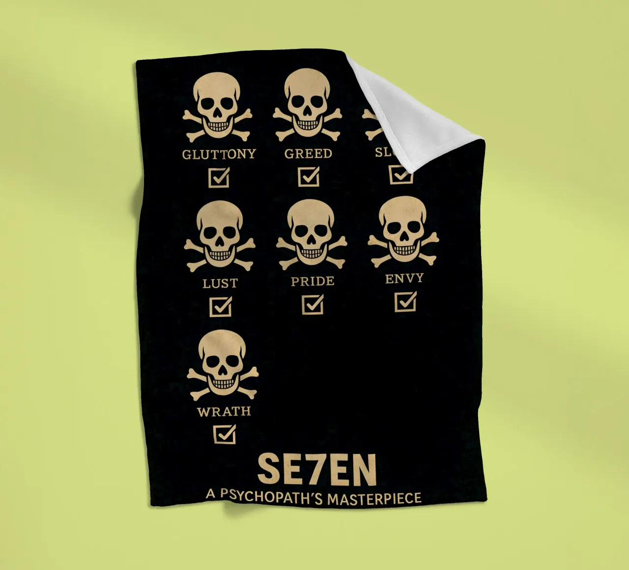 Seven Print coperta in pile da MoviesArt