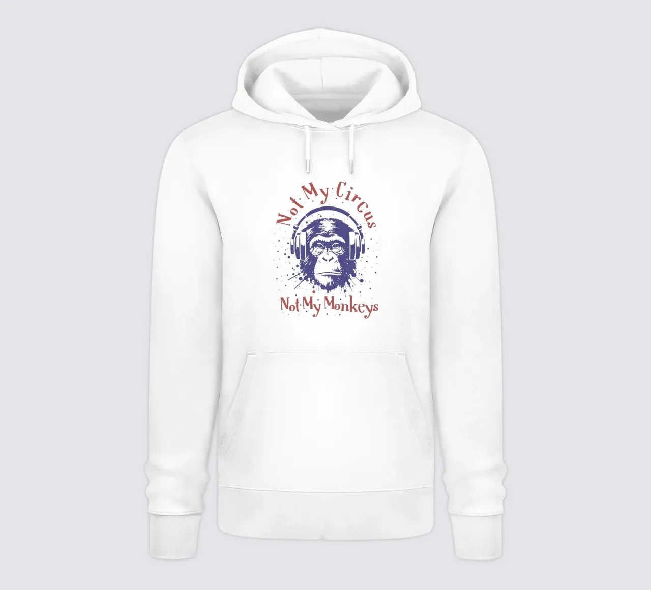 No es mi circo (No son mis monos) sudadera con capucha de Gunawan Rb
