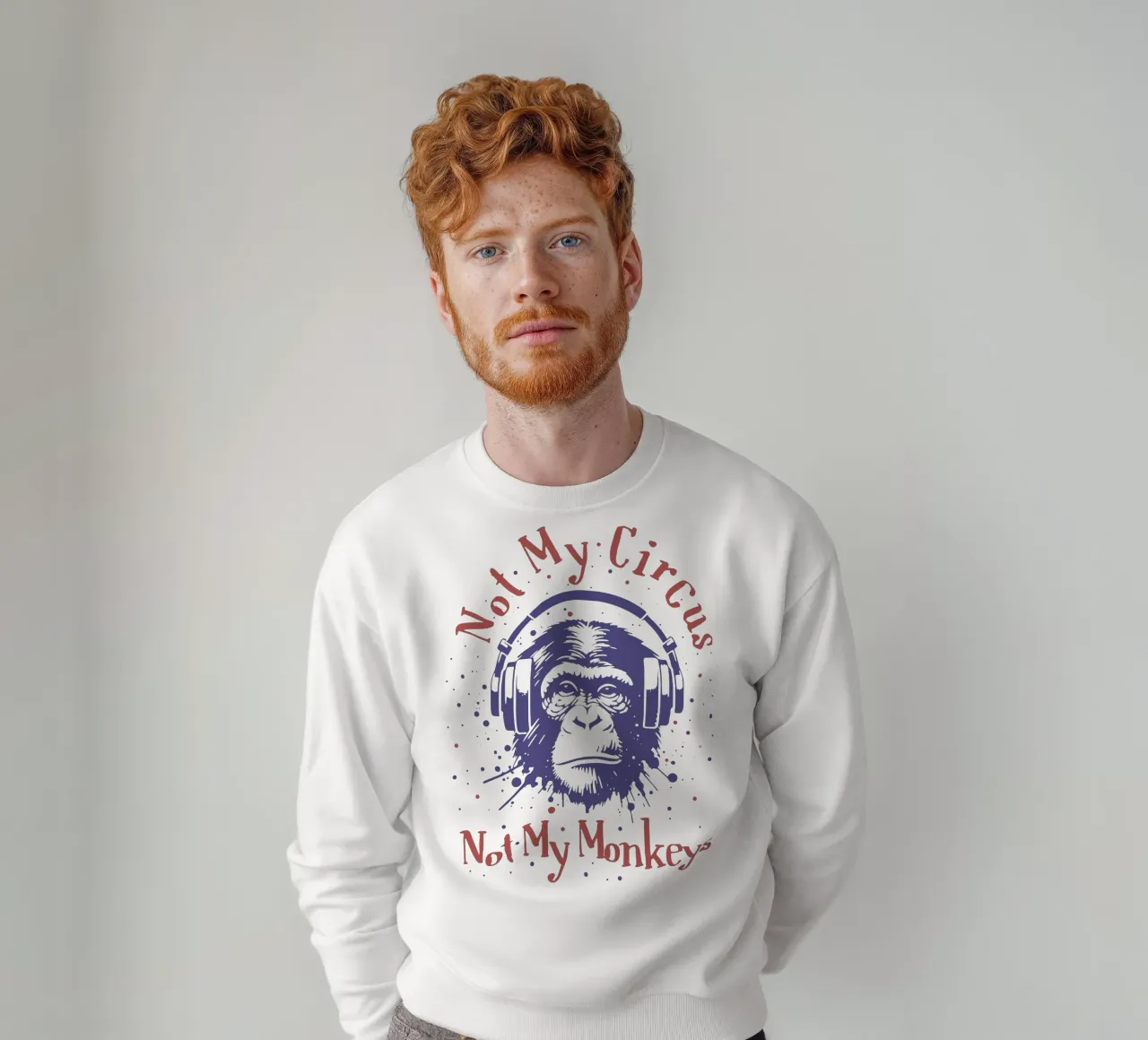 No es mi circo (No son mis monos) sudadera de Gunawan Rb