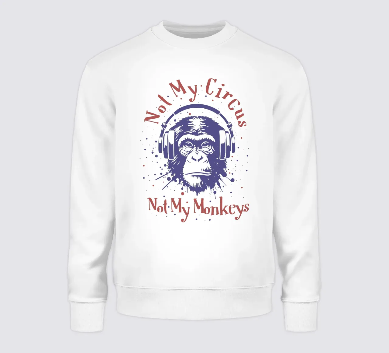 No es mi circo (No son mis monos) sudadera de Gunawan Rb