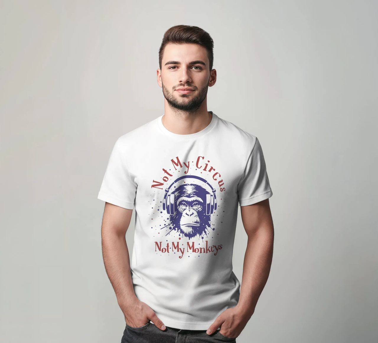 Nicht mein Zirkus (Nicht meine Affen) T-Shirt von Gunawan Rb