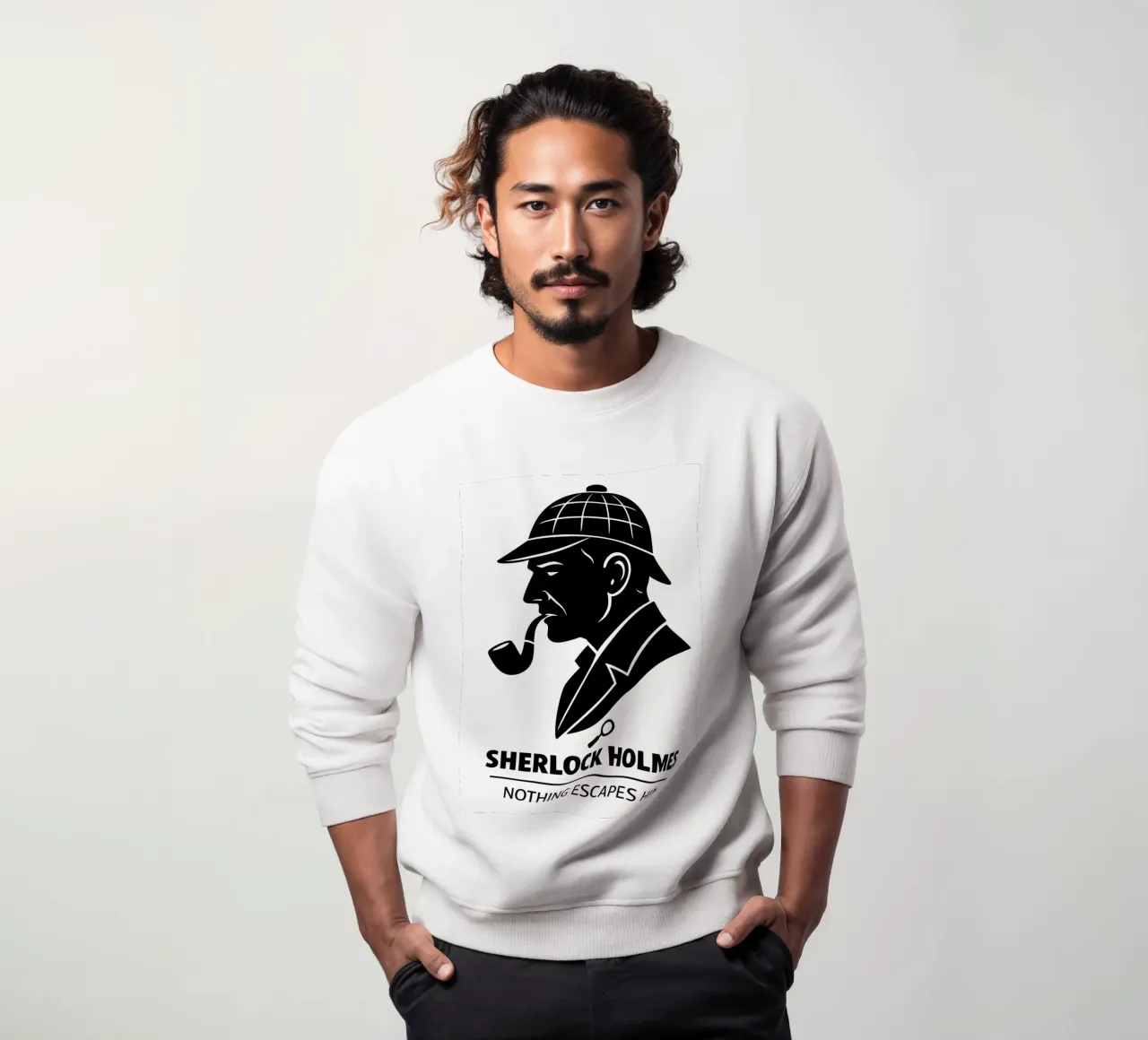 Sherlock Holmes Print felpa da MoviesArt