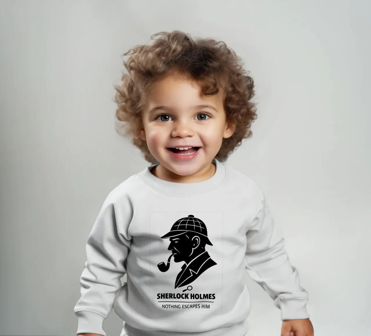 Sherlock Holmes Print felpa neonato da MoviesArt