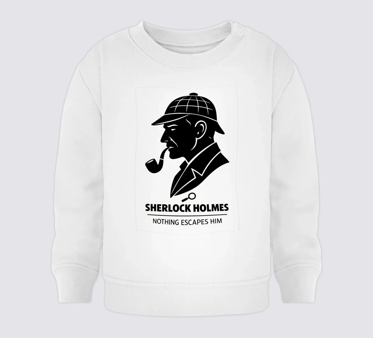 Sherlock Holmes Print felpa neonato da MoviesArt
