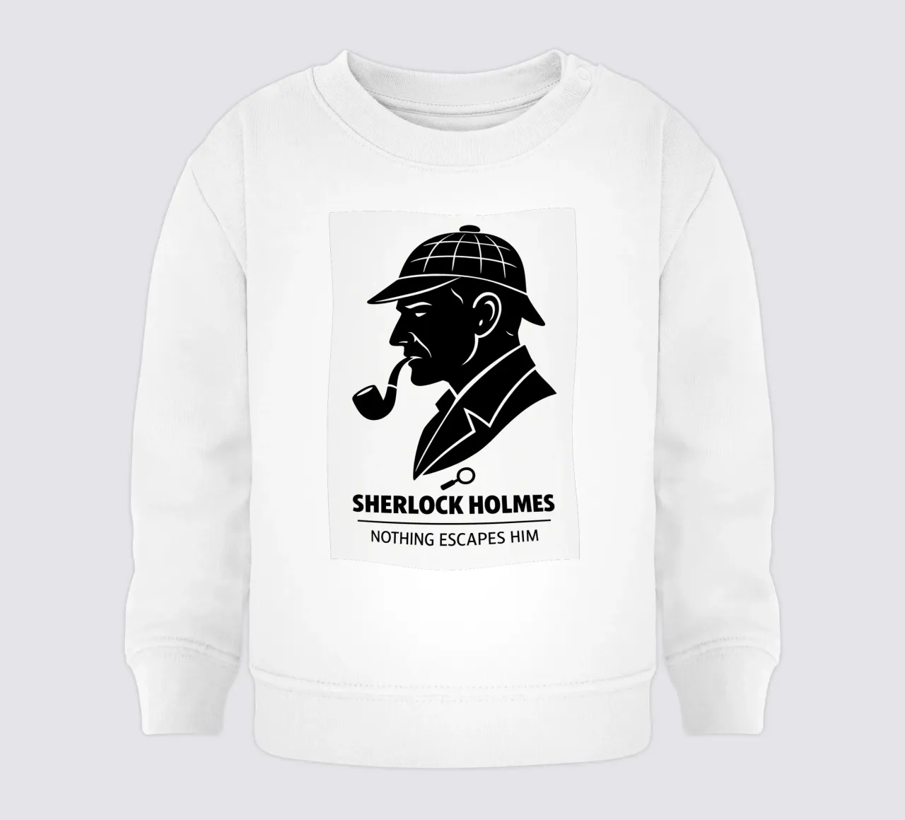 Sherlock Holmes Print felpa neonato da MoviesArt