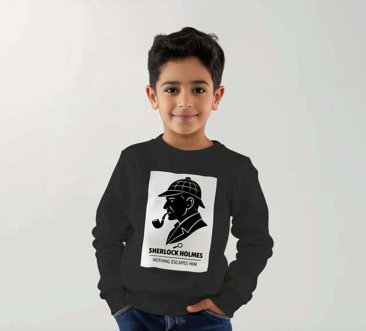Sherlock Holmes Print felpa bambino da MoviesArt